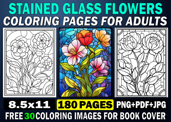 180 Stained Glass Flower Coloring Pages: A Practical Guide for High-Content Book Creators