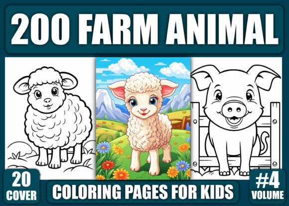 200 Cute Farm Animal Coloring Pages KDP: A Practical Guide for High-Content Book Creators