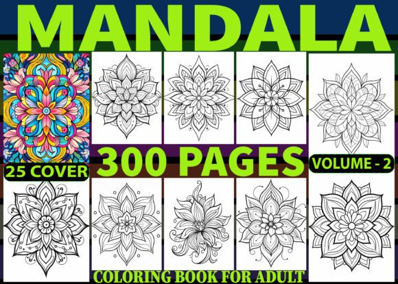 300 Mandala Coloring Pages for Adult