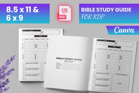 Bible Study Guide for KDP Canva KDP: A Practical, Ready-to-Use Resource for Faith-Focused Creators