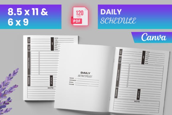 Daily Schedule Canva KDP: Your Real-World Planning Companion for Busy, Purpose-Driven Lives