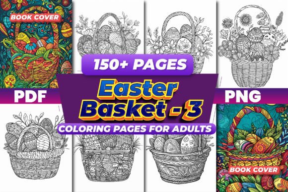 Easter Basket Coloring Pages 3: A Practical Evaluation for Creators and Colorists