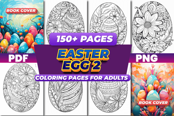 Easter Coloring Pages for Adults 2