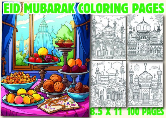 Eid Mubarak Coloring Book