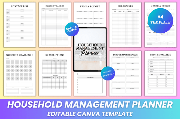 Household Management Planner Canva KDP: A Flexible, Future-Ready Tool for Modern Life