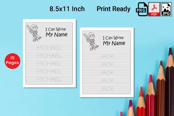 I Can Write My Name Worksheet Vol-5