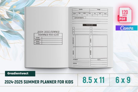 KDP 2024-2025 Summer Planner Canva