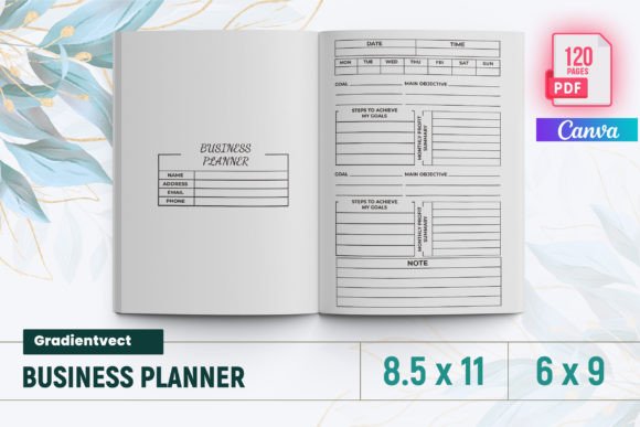 KDP Business Planner Canva: A Practical Interior Template for Self-Publishing Entrepreneurs