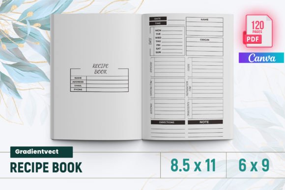 KDP Recipe Book Template Canva: A Professional Interior Solution for Self-Publishing Authors