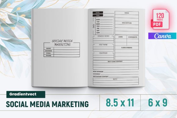 Master Your Social Media Strategy with a KDP-Ready Canva Template for Marketers