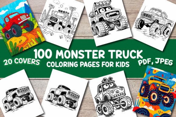 Monster Truck Coloring Pages: More Than Just Fun—A Practical Tool for Focus, Calm, and Creative Connection