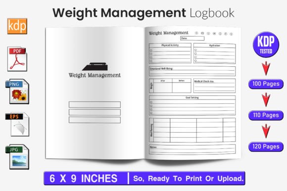 Weight Management Log Book KDP Interio: A Smart, Scalable Interior for Your Publishing Business